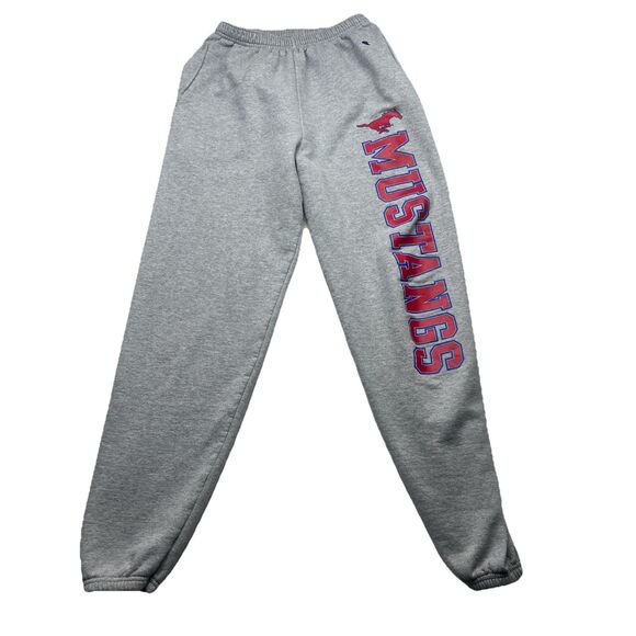 Mustangs Sweatpants Unisex Size MED Gray Joggers Lounge Pants CHAMPION - Picture 1 of 10